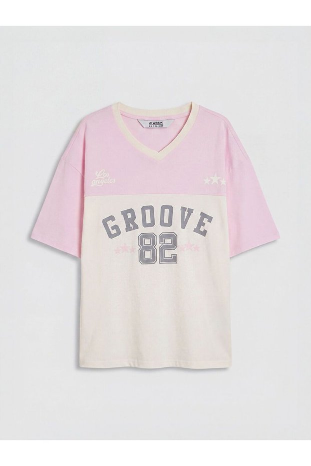 Lcw Kids Los Angeles Printed Girls' T-Shirt