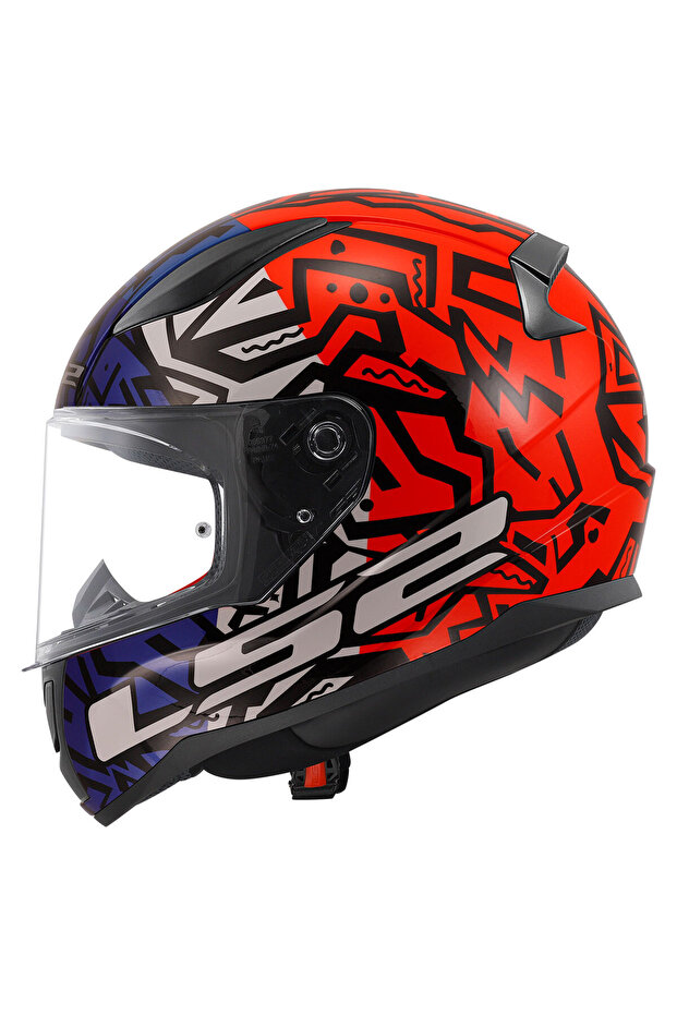 RAPID 2 MEMPHIS KIRMIZI-MAVİ KASK