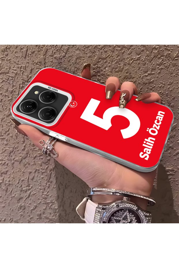 Silicone Edge Hard Back Phone Case Compatible with Tecno Spark 20 Pro 5g Salih Özcan