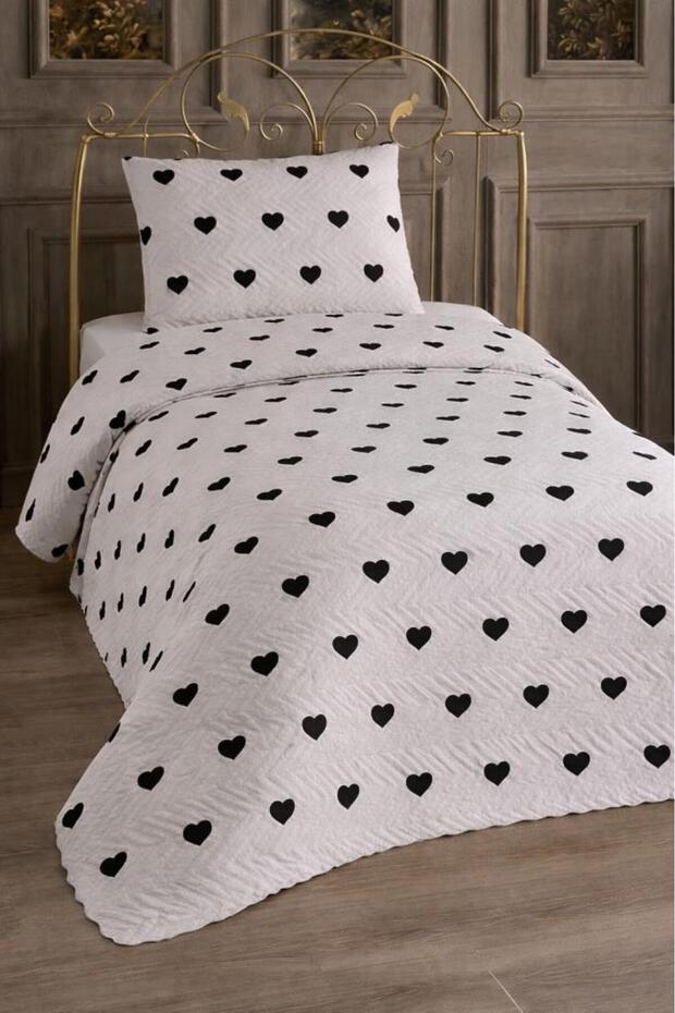 Ultrasonic Quilted Leman Single Pique Set 160X235 cm Cream