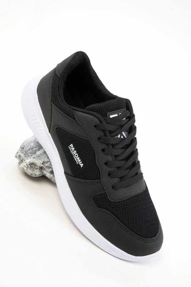 Pasomia 5411 Black and White Comfortable Lightweight Daily Women's Sneaker