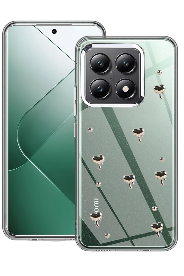 ILKESHOP غطاء جديد بنمط فيونك لهاتف Mi 14T Pro - (140428) نمط 1