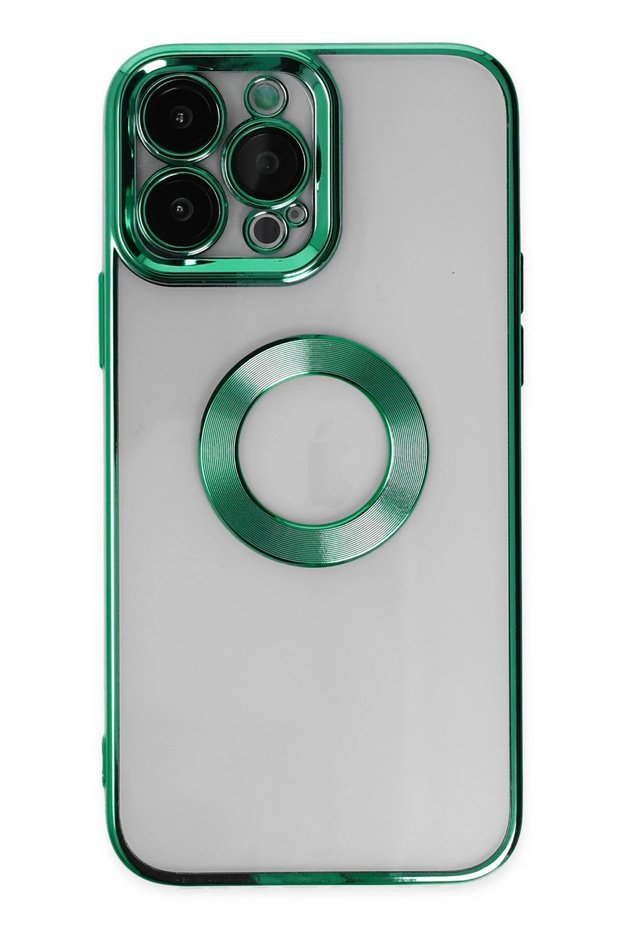 Ilkeshop New iPhone 14 Pro Case Slot Silicone - (103503) Fir Green