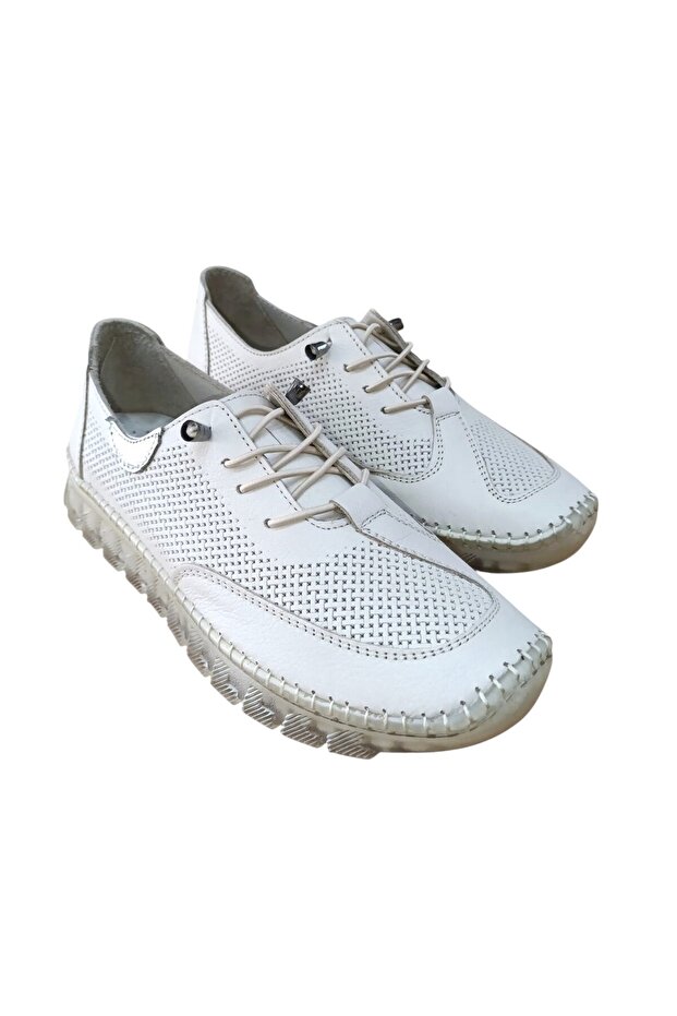 22425 Women's Genuine Leather Silicone Sole Daily Comfort Shoes
