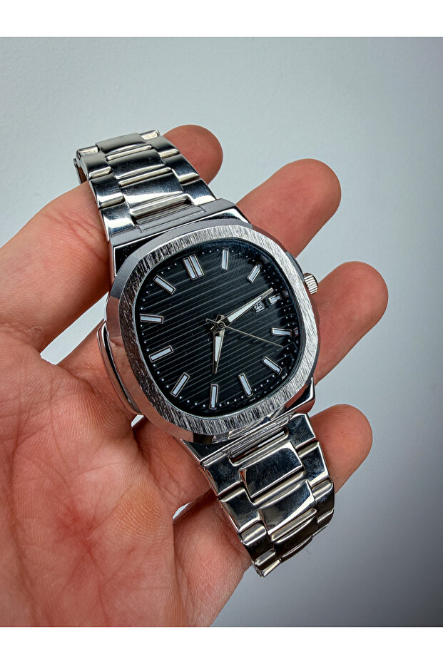 Silver Çelik Erkek Saat | Eşref Tek Model