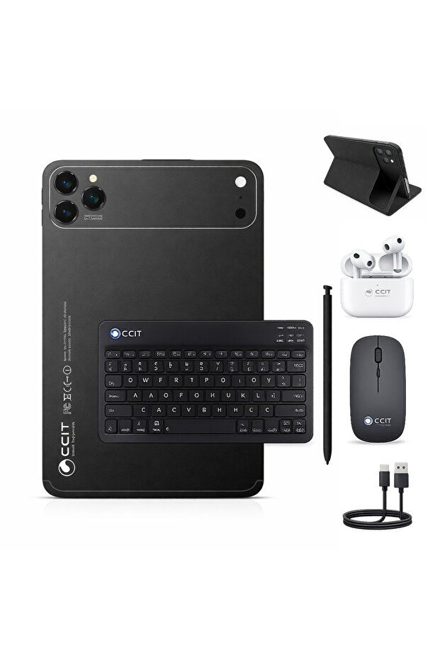 تاب G17 برو الذكي – 1TB ذاكرة | 16GB RAM | بطارية 10000mAh مع ملحقات متكاملة