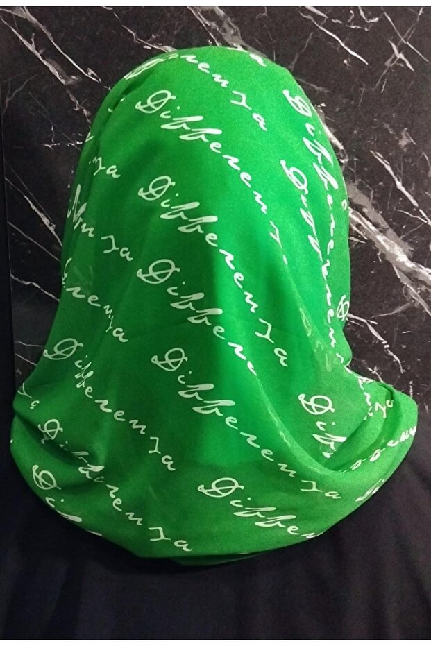 Nirvana Boneli Shawl - Logo Green - 3