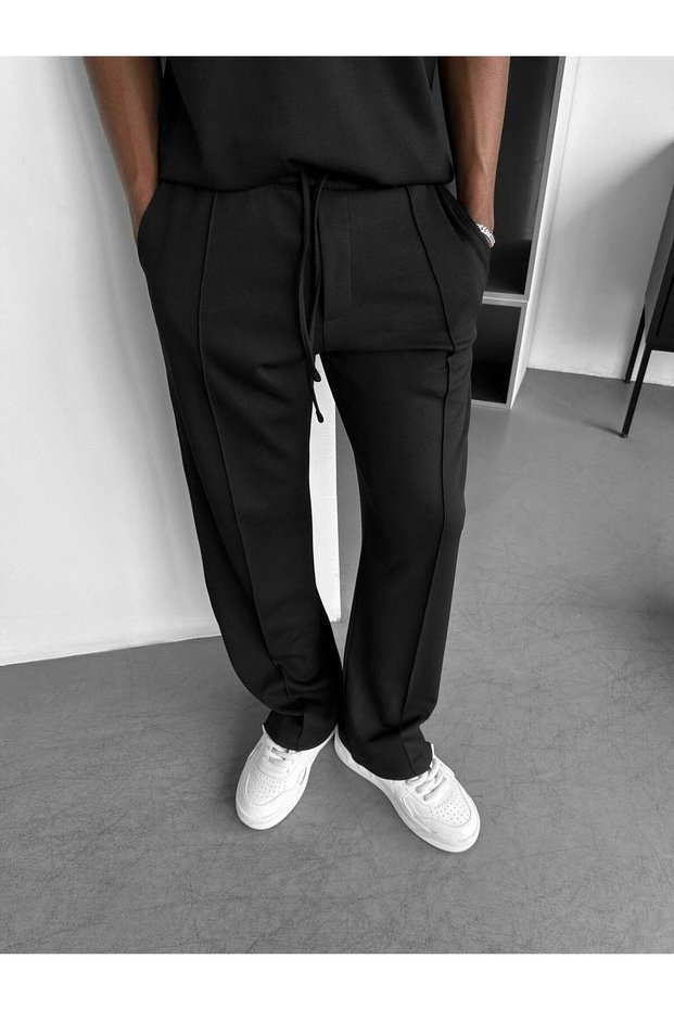 Men's Baggy Modal Trousers Draped Loose Fit Elastic Premium Casual Comfortable Bottom Wear Bottom