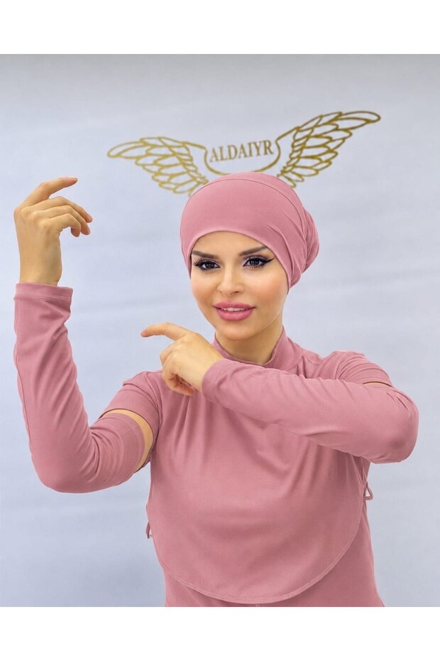 طقم طوق رقبة وكمامات للحجاب 2 قطعة