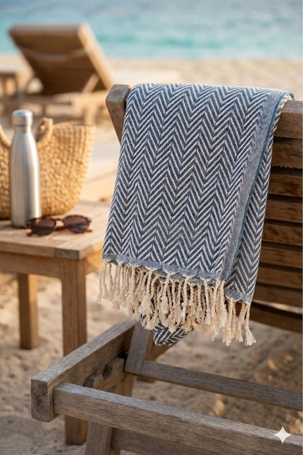Beach Towel, 100% Cotton, XXL 100X180Cm, Summer