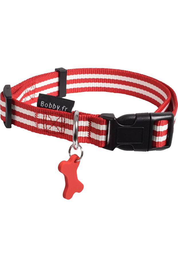 Collar Stripe Red Large