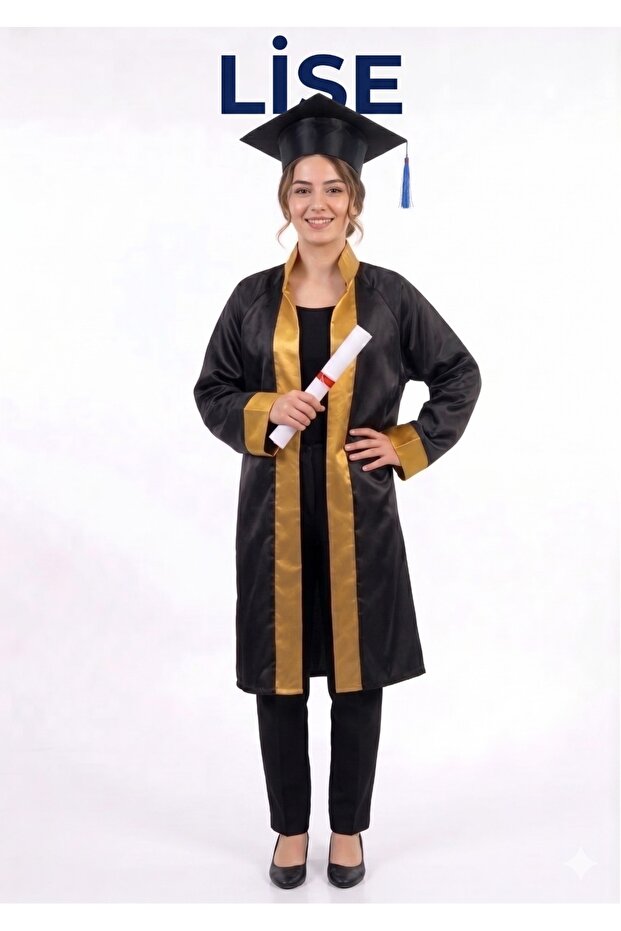 Unisex High School Graduation Cap Gown Set
