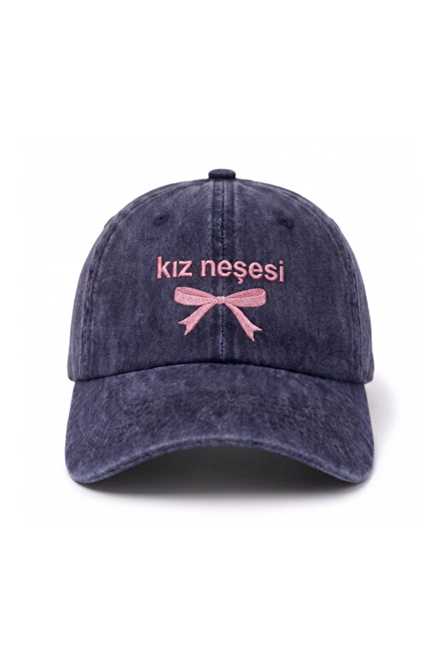 ''Girl's Joy'' Embroidered Washed Hat /''Girl's Joy'' Embroidered Washed Baseball Cap