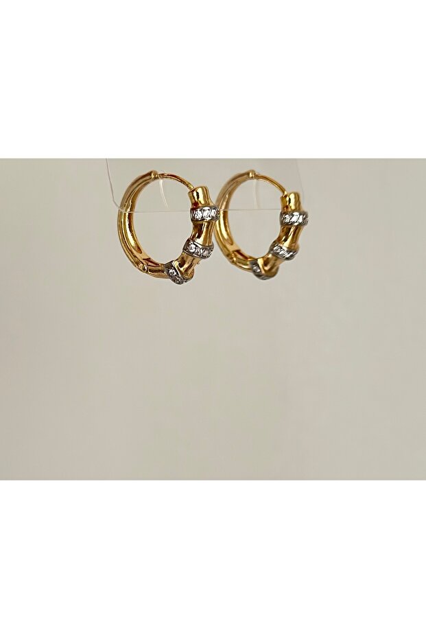 Stone-Studded Hoop Earrings. Serenay Earrings Kgkg 3. Season Leyla Earrings