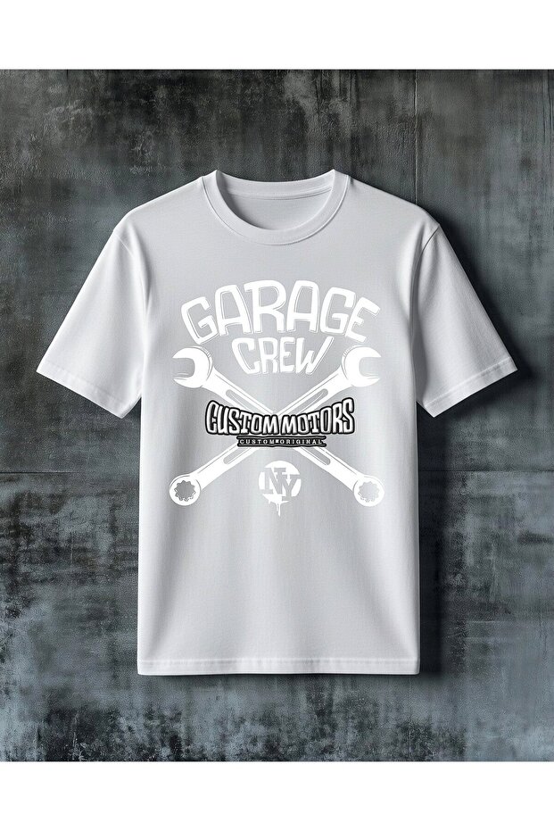 Custom Motors Printed Oversize T-Shirt