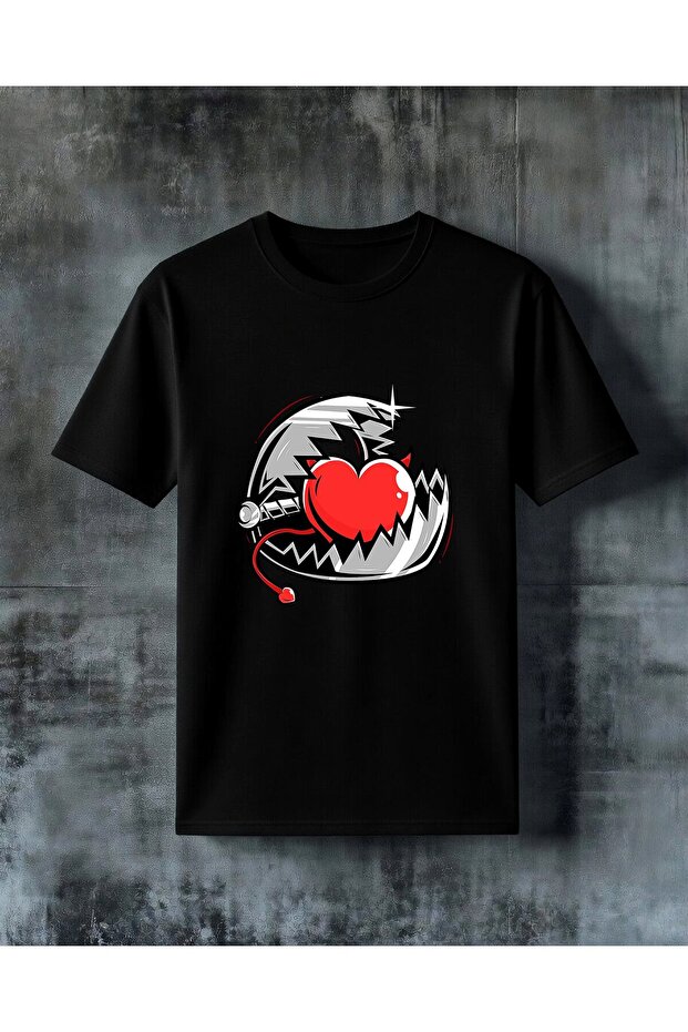Heart Health Printed Oversize T-Shirt