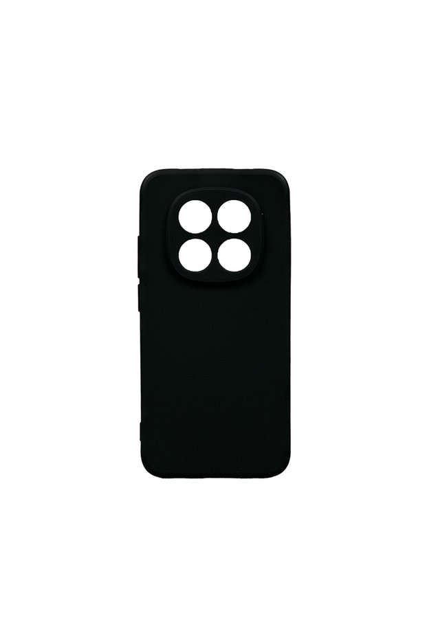 Redmi Note 15 Pro Compatible Case Matte Soft Flexible Silicone T39643 - Black