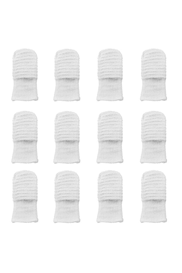 A2 12Pcs Cat and Dog Tooth Cleaning Set, 6/12 Pet Two-Finger Brushing Finger Cots, Essential for Rem