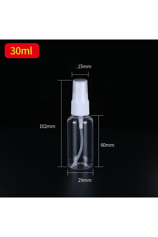 5pcs 30ml 3/5/10pcs Refillable 10ml 30ml 50ml 100ml Clear PET Plastic Portable Travel Spray Bottle E