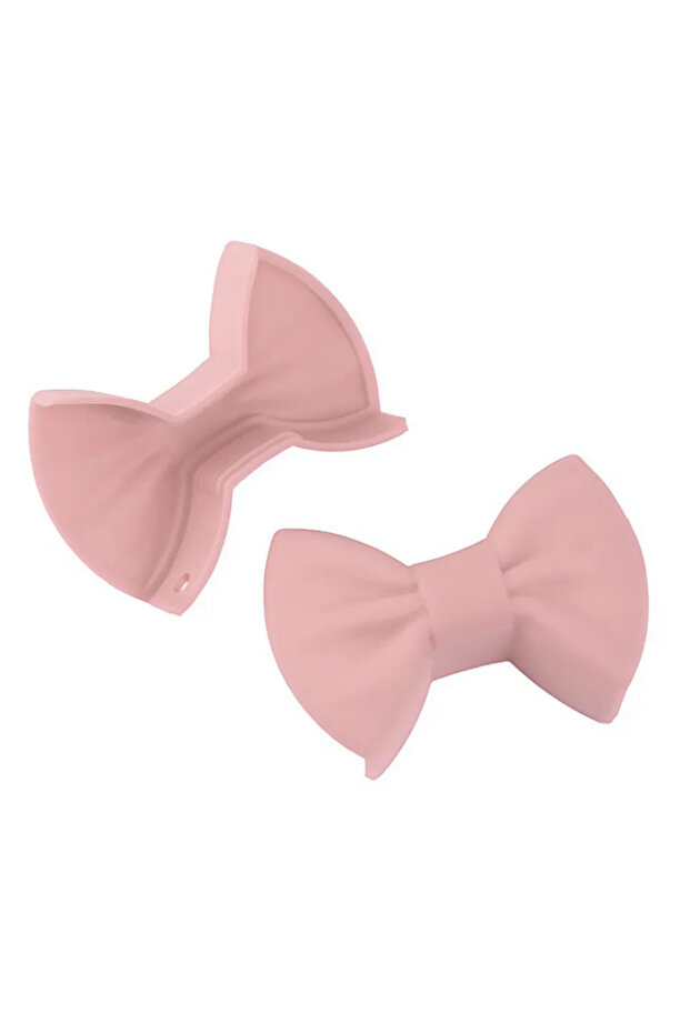 Pink 2pcs Silicone Oven Mitts Creative Bow Shape Oven Gloves Heat Resistant Pot Holders For Cooking