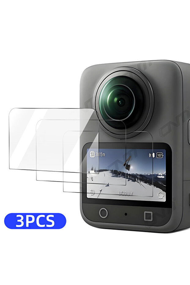 For DJI Osmo 360 3PCS Tempered Glass Screen Protector, HD Anti-Scratch Protective Film for DJI Osmo