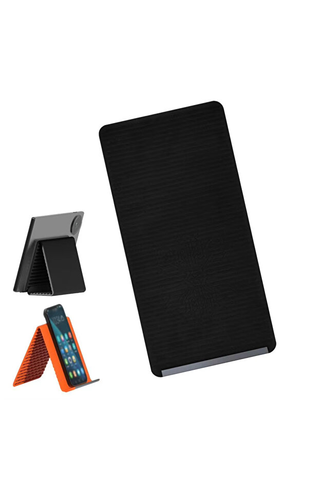 black Foldable Desktop Phone Holder Creative Deformable Multi-Functional Lazy Stand For Universal Ph