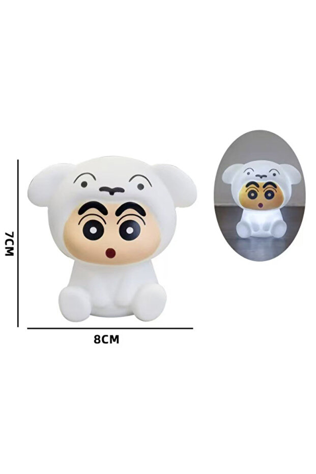 Bandai A *Anime Crayon Shin-Chans Patting Small Night Lamp Soft Light Eye -Protecting Bedroom Bedsid