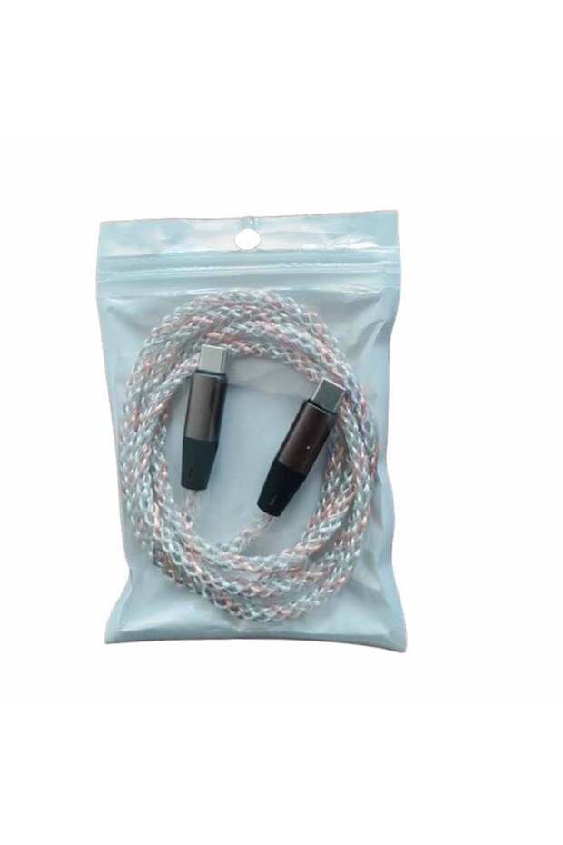 C to C 3 IN 1 66W 6A Cable Gradient Light USB Type C Micro Fast Charging Data Cord For 14 Redmi 1..