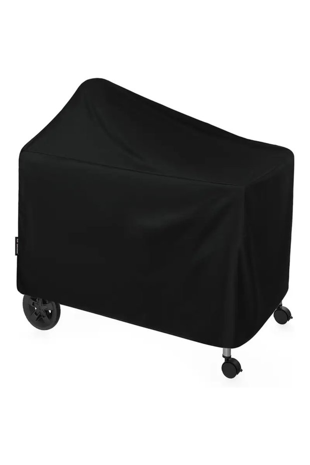 123x65x101cm black Weber 7152 Performer Deluxe 22" Heavy-Duty Waterproof BBQ Grill Cover with UV & R