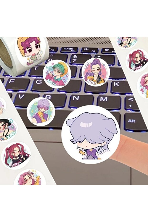 500pcs KP 500Pcs witch hunter group avatar roll roll handsome cartoon handsome man pretty woman dec