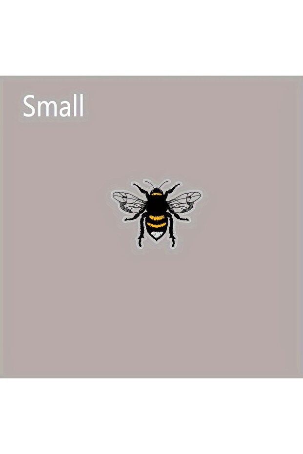 4pcs 4Pcs Cute Bee Vinyl Stickers, Waterproof & Dishwasher Safe Decals for Car Exteriors, Water Bott