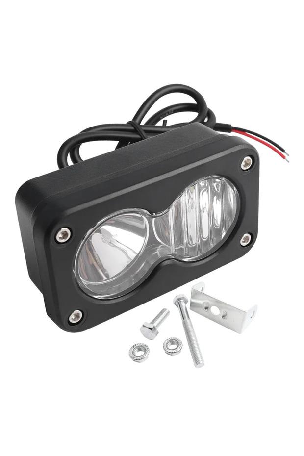 مصباح أمامي LED أبيض 20 واط قابل للتوصيل والتشغيل لدراجات Sur-Ron Segway Talaria مع مفتاح تحكم، إضاءة بيضاء مركزة وواسعة C