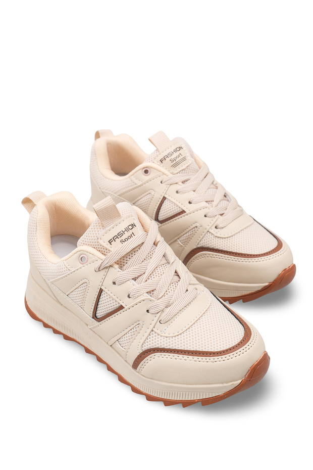 Vega Diva Women's Sneaker 001203 Beige Brown