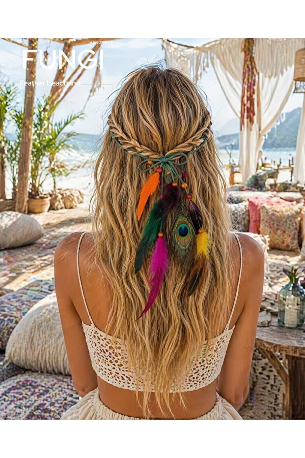 Güderi Forehead Band | Handmade Bohemian Hair Accessory & Multi-Purpose Band