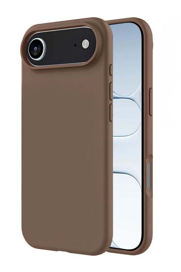 Liquid Silicone Protective Phone Case for iPhone 17 Air, Soft Anti-Scratch Microfiber Lining