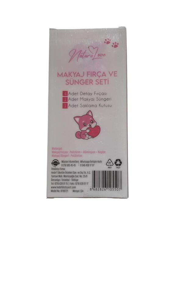 Makeup Brush and Sponge Set - 1
