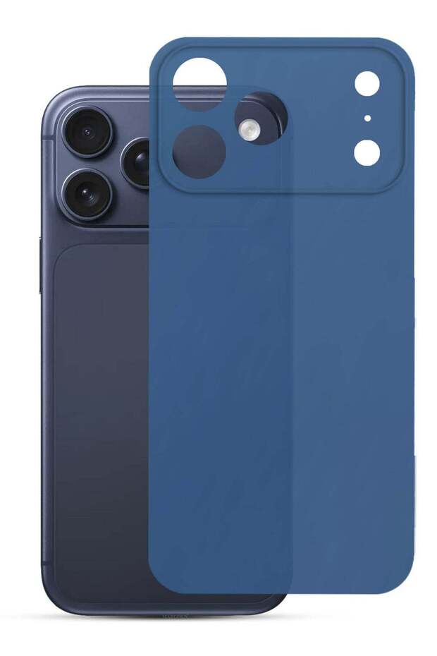 Air Skin Frosted Matte Case for iPhone 17 Pro - Stylish Ultra Slim Back Cover - Deep Blue
