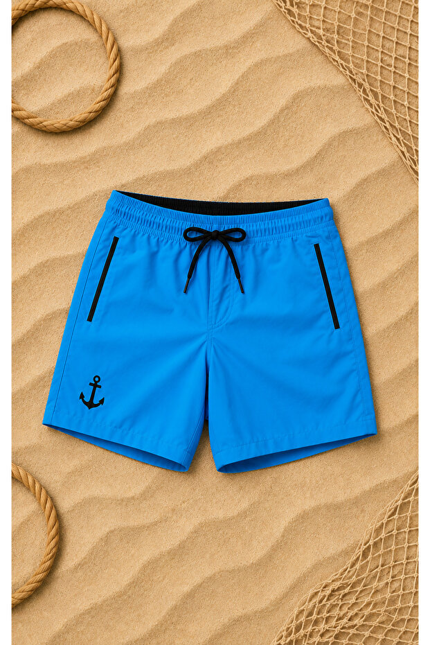 Boys' 5-15 Years Old Sea-Pool-Beach Shorts Waterproof and Lined Fabric