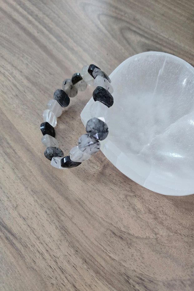 Certified Rutile Quartz Roleks Natural Stone Bracelet