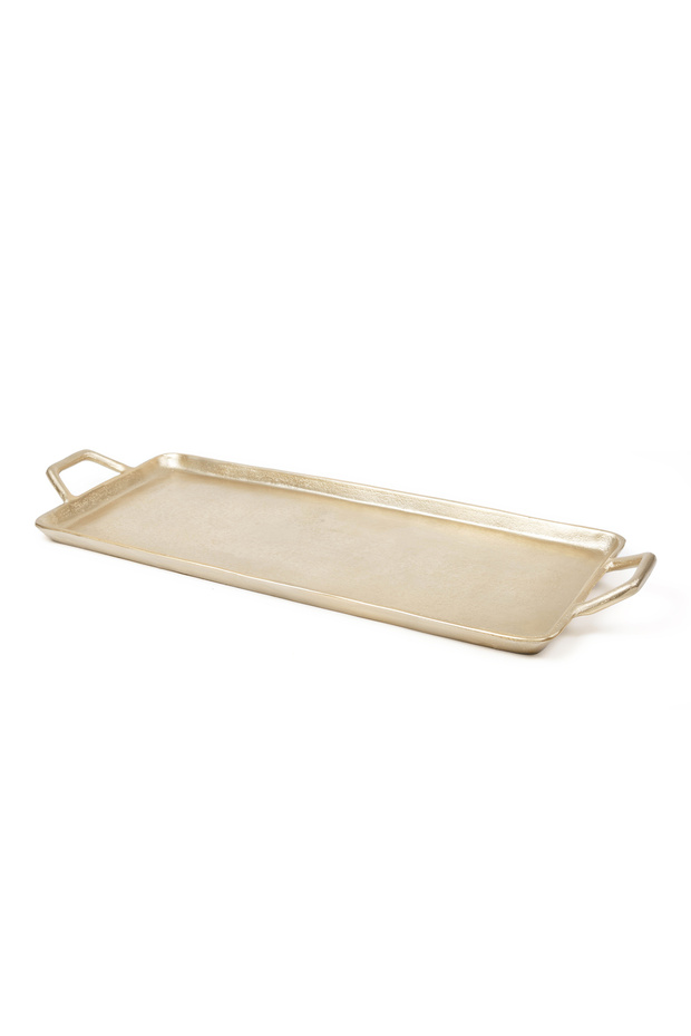 Large Golden Serving Tray from Oro