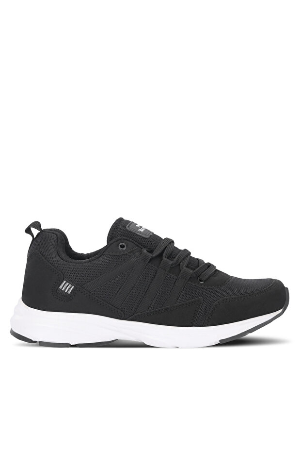 Polish I Men's Large Size Black / White Running & Walking Sneakers