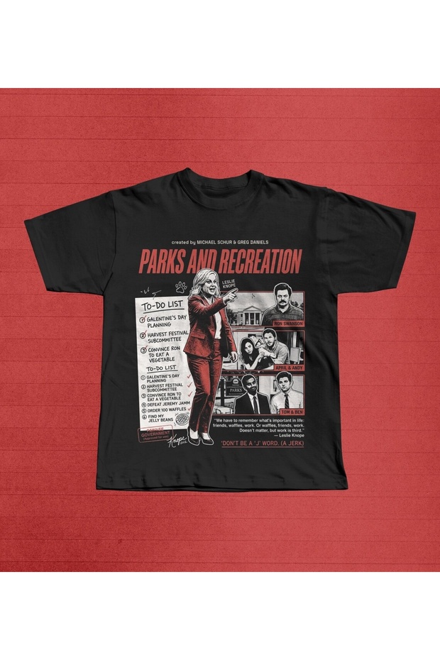 Parks and Recreation Printed Unisex Oversize T-Shirt