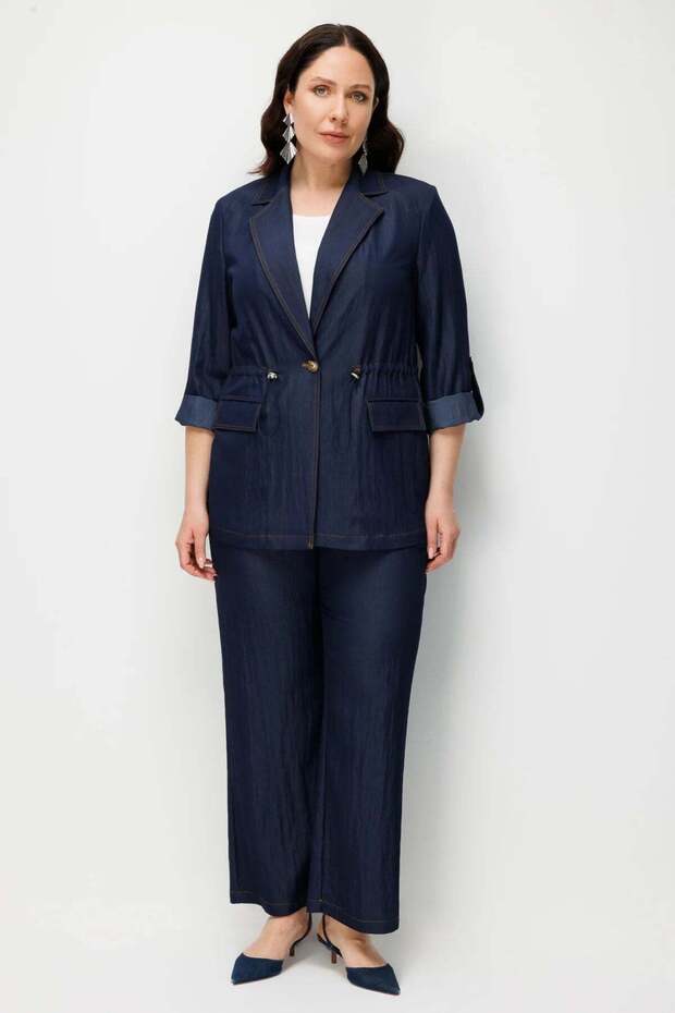 Wide Leg Trousers with Elastic Waist