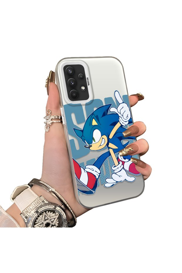 Samsung Galaxy A32 4g Compatible Hard Acrylic Back Silicone Edge Lens Protection Case