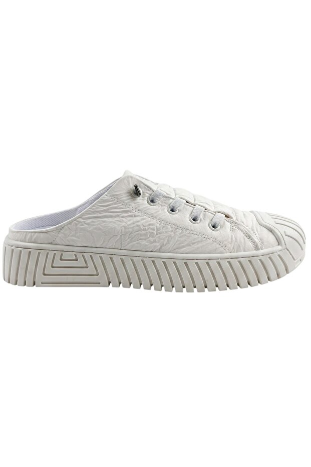 Women's White Poem Slippers