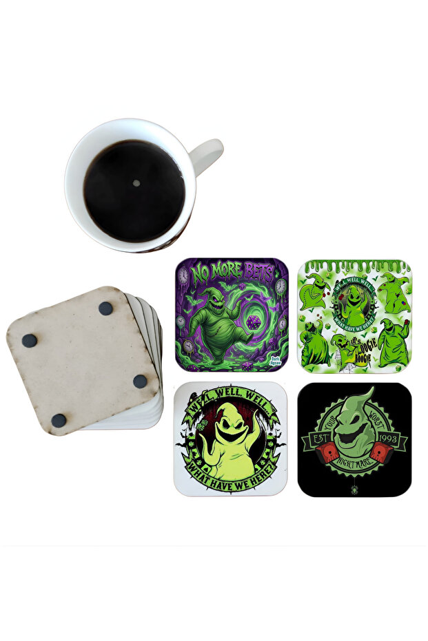 Oogie Boogie Decorative Wooden Coaster Set 070