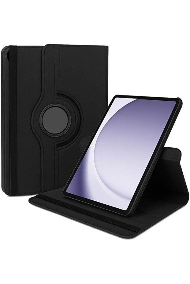 Rotating Case for Samsung Galaxy Tab A11/A9, 360 Degree Protective Stand Cover 8.7 Inch, Multi-Angle Viewing (Black)