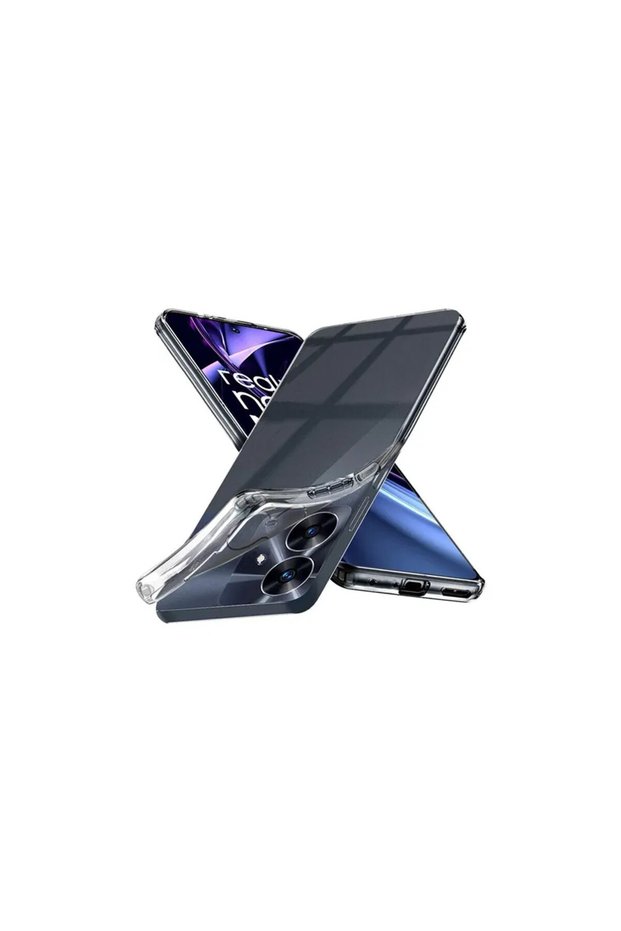 حافظة متوافقة مع هاتف Realme Note 60، مصنوعة من السيليكون الشفاف الفاخر