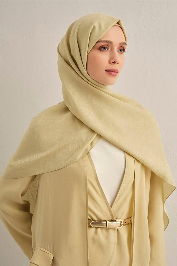 Stylish Modern Pamora Yellow Shawl Feminine Accessory Ideal for Summer Months Shawl