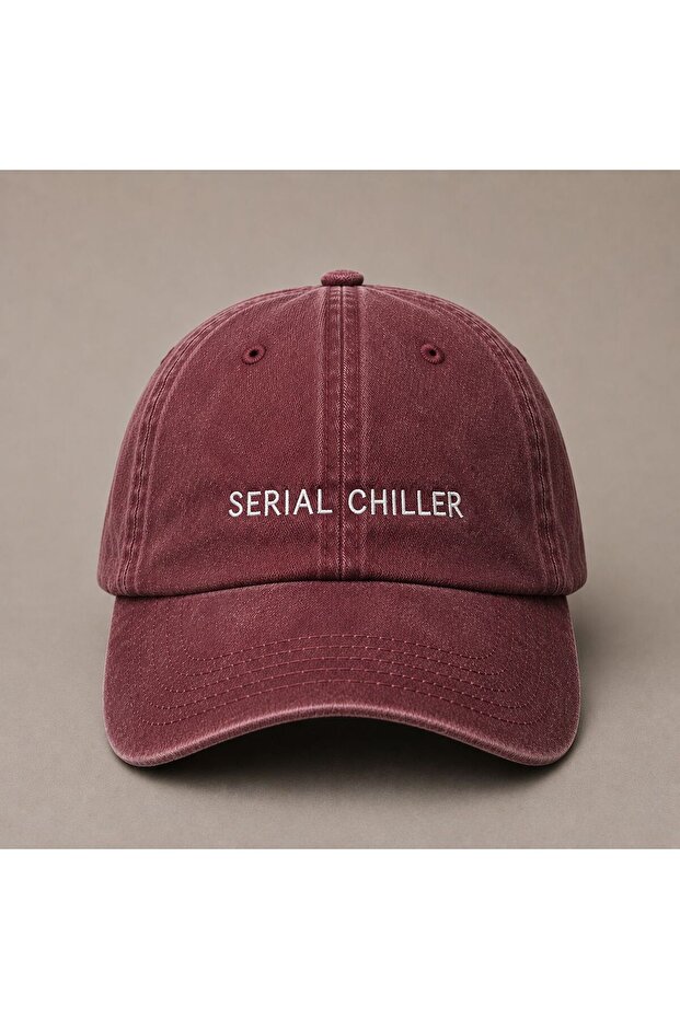 قبعة بيسبول مطرزة بتصميم "Serial Chiller" (المبرد) بأسلوب عتيق قابلة للغسل
